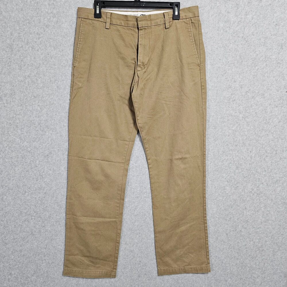 Mens Old Navy Khaki Pant Bundle 32x32 Casual Cotton Straight Bottoms - Picture 8 of 16